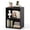 Black, variant on Giantex 2-Cube Floor Bookshelf, 3-Tier Freestanding Bookcase, Contemporary Open Display Organizer, Natural
