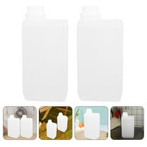 Masteelf 2Pcs Empty Hdpe Bottles 1000ml for Liquids Transportation with Caps