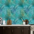thumbnail image 5 of Peel and Stick Wallpaper Contact Paper Boho Tropical Botanical Leaf Palm Leaves Ferns Greenery Tropical Self Adhesive and Removable 17.7in x 118in, 5 of 8