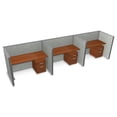 thumbnail image 7 of OFM RiZe 1 x 3 Privacy Workstation Unit in Gray and Cherry, 7 of 7