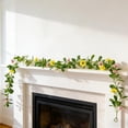 thumbnail image 4 of Fake Vines With Fake Flowers 180 cm Multicolor Plastic Flower Vine for Ceiling Pipe Wrapping Home Wedding Decoration, 4 of 8
