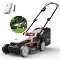 Litheli 20V Cordless Electric Lawn Mower, 13-Inch, 5-Position Height Adjustment, Lightweight, with 4.0Ah Battery, for Lawns & Gardens