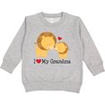 thumbnail image 2 of Inktastic I Love My Grandma Toddler Sweatshirt, 2 of 4