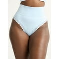 thumbnail image 2 of Joyspun Women's Everyday Smoothing Thong with Lace, Sizes S-3X, 2 of 6