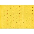 thumbnail image 1 of Ahgly Company Indoor Rectangle Solid Yellow Modern Area Rugs, 4' x 6', 1 of 4