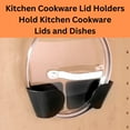 thumbnail image 3 of 4 Pc Cookware Lid Holders  Attach Kitchen Wall Cookware Pots And More, 3 of 7