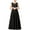 Black, variant on breaise Bridesmaid Dresses for Girls Formal Dress Satin Straps Wedding Prom Gown A-Line