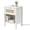 White, variant on Giantex Rattan Nightstand, Wood Bedside End Table w/USB Ports for Bedroom, Oak
