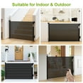 thumbnail image 6 of Vomeast Retractable Gates,Extends up to 71in Wide Baby Safety Gates Dog Gate for Doorways Stairs Hallways(Black), 6 of 8