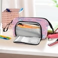 thumbnail image 6 of Nylon Fish Mouth Pencil Case with Large Capacity Zipper Pencil Pouch Dog Paw Prints and Bows Pencil Bag Organizers, 6 of 7