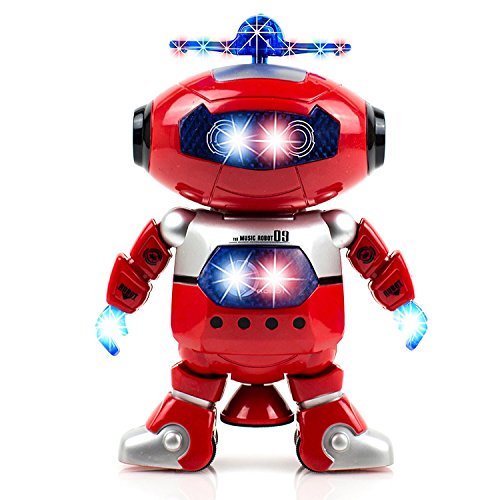 Alagoo Electronic Toy Robot Walking Dancing Singing Robot with Musical