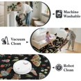 thumbnail image 6 of Moynesa 2'x3' Insect Entryway Rug, Washable Rug Kitchen Rug Non-Slip, Vintage Botanical Door Mat Indoor Entrance Stain Resistant Small Rug Low-Pile Throw Rug for Bathroom Bedroom Black, 6 of 8