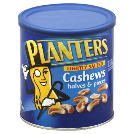 Planters Lightly Salted Cashew Halves & Pieces, 14 oz