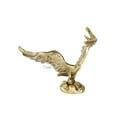 thumbnail image 6 of Collectible India Brass Eagle Statue Wild Bird Flying Hawk Sculpture Feng Shui Decorative Home Office Showpiece Figurine (Size 7 x 4.5 x 5.5 Inches), 6 of 8