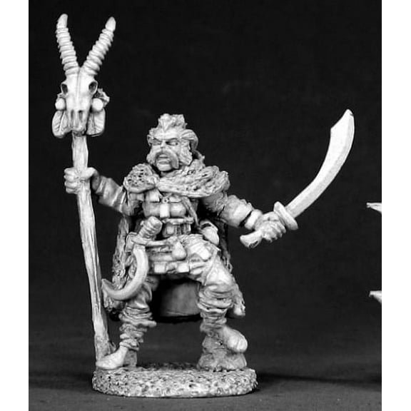 Reaper Miniatures Olorin, Male Druid #02557 Dark Heaven Legends Unpainted Metal