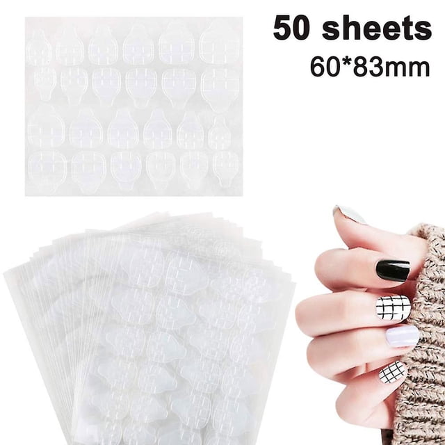 50 piezas de pegamento amarillo YONGSHENG 6083 pegatina impermeable para MANICURA