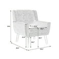 thumbnail image 6 of Gzxs Modern Single Sofa Chair Accent Armchair Ergonomics Upholstered Bedroom Chair, Purple, 6 of 10
