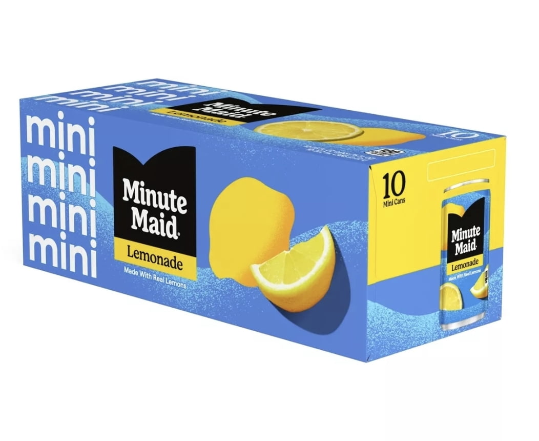 Minute Maid Lemonade Can, 7.5 Fl Oz, 30 pack