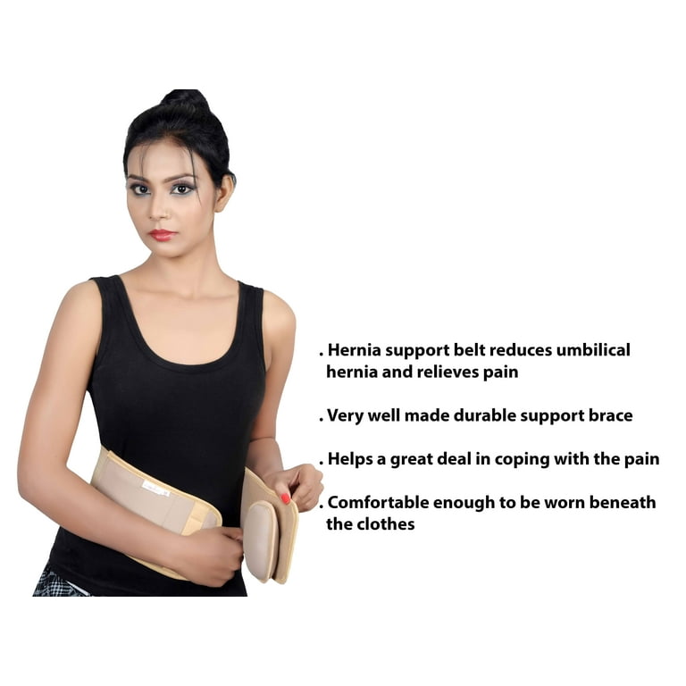 Wonder Care- Umbilical Hernia Support Belt Abdominal Binder for Belly Button  Hernias or Navel Hernias, Hernia pain relief Brace 