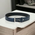 thumbnail image 4 of Jeans Belt Big and Tall Genuine leather by Leatherboss, 4 of 8