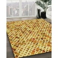 thumbnail image 2 of Ahgly Company Indoor Rectangle Patterned Chrome Gold Yellow Area Rugs, 7' x 10', 2 of 6