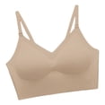 thumbnail image 2 of Trikvn Seamless Bras for Women Wirefree Push Up Soft Supportive Backless Bralette with Adjustable Spaghetti Strap Full Coverage Wireless Comfort Bra, 2 of 5