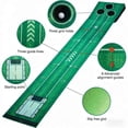 thumbnail image 3 of Portable Golf Putting Mat, Mini Golf Putting Green Indoor and Outdoor with Balls and Retractable Push Rod, 3 of 4