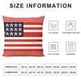 thumbnail image 6 of of July Pillow Cover Statue of Liberty American Flag Decorative Cushion Case for Home Sofa Couch Patriotic Decor, 6 of 6
