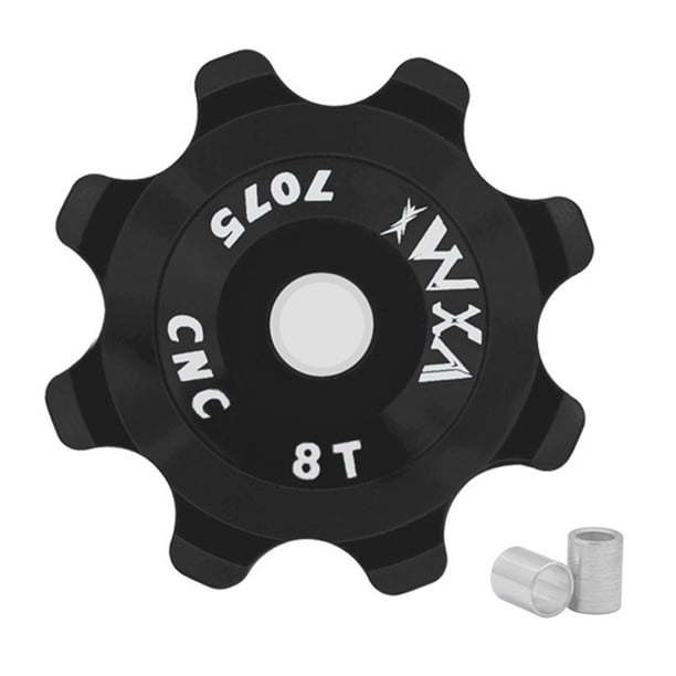 Rodamiento impulsor de la polea de la aleación de aluminio del desviador trasero de cerámica de la bicicleta de montaña 8T