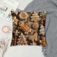 thumbnail image 2 of Qinduosi Gingerbread Cookies Print Country Style Exquisite Couch Pillow Covers Decor Throw Pillow Covers Couch Sofa, 2 of 5