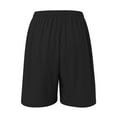 thumbnail image 5 of Womens Bermuda Shorts Cotton Sports Summer Loose Sports Trendy Casual Shorts S-2XL, 5 of 5