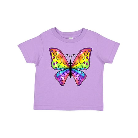 

Inktastic Butterfly with Rainbow Wings Gift Toddler Boy or Toddler Girl T-Shirt