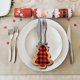 thumbnail image 3 of XWSHYW Decoraciones Navideñas Calcetines Navideños Juego de Cuchillo y Tenedor Decoración de Mesa Bordado Accesorios Navideños Juego de Cuchillo y Tenedor Decoración Navideña Colgante, 3 of 5