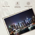 thumbnail image 6 of Elephant Stock New York City Night Lights Wall Art - Horizontal Canvas Wall Art - Living Room Wall Decor - City Canvas - Blue And Gray Decor - 48" x 32", 6 of 8