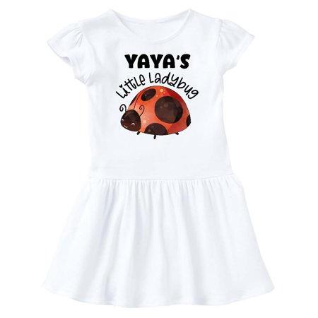 

Inktastic Yaya s Little Ladybug Gift Baby Girl Dress
