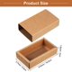 thumbnail image 2 of Zhuge 30 cajas de papel kraft con forma de cajón, mini cajas de cartón para manualidades, para jabón, joyas, dulces, bodas, regalos de fiesta (kraft), 2 of 5