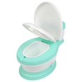 thumbnail image 3 of Kids Baby Toddler Potty Training Toilet Seat Stool Simulation Toilet Chair Green, 3 of 4
