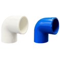 thumbnail image 5 of 10pcs PVC Elbow 16mm Inner Dia 90 Degree Connector Pipe Fitting White, 5 of 5