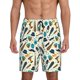 thumbnail image 1 of Balery Fathers day Pantalones cortos de pijama de punto de algodón para hombre con cinturilla y bolsillos-3X-Large, 1 of 6