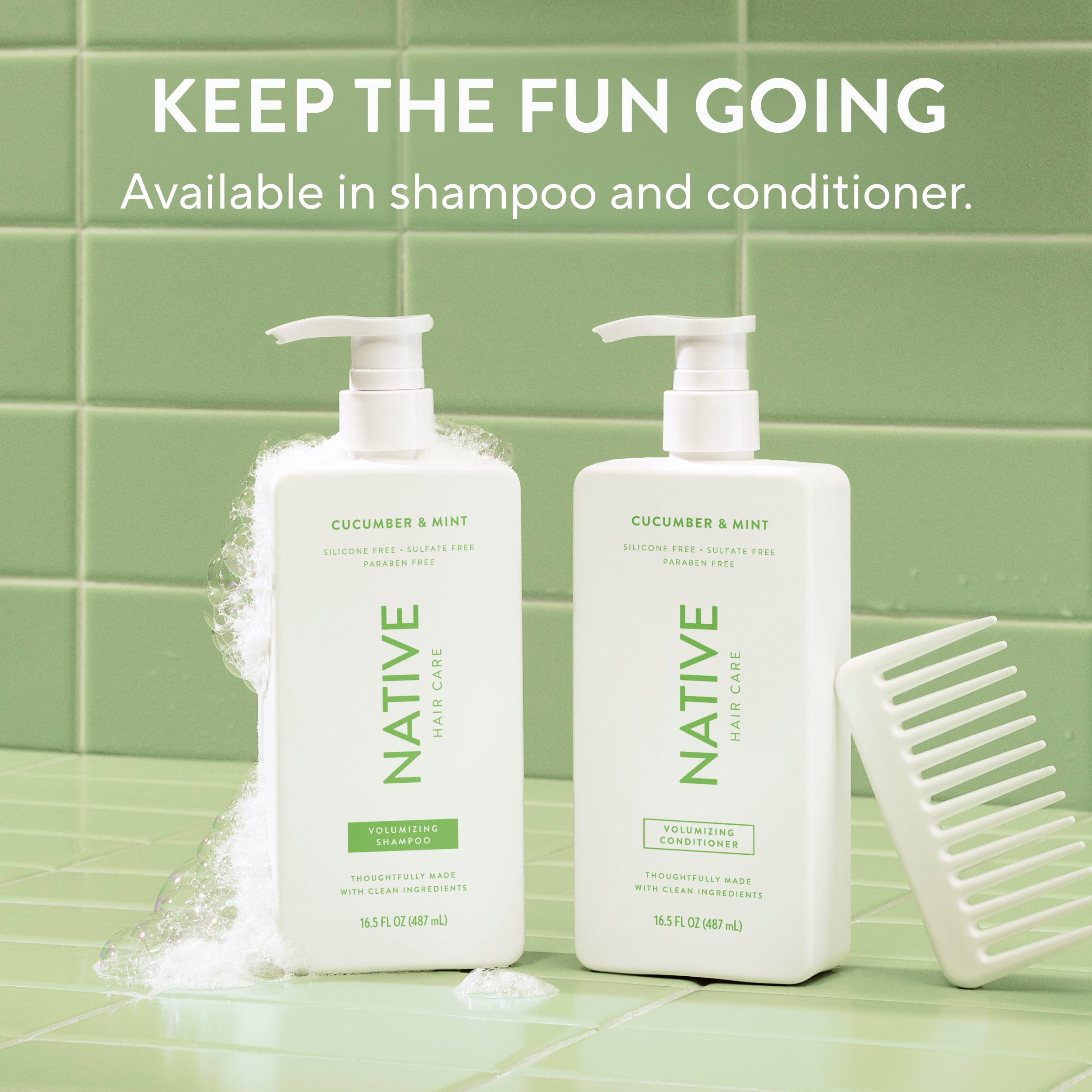 Native Cucumber & Mint Shampoo 3 fl oz