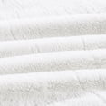 thumbnail image 5 of Home Soft Things Plain Faux Fur & Sherpa Backing Blanket-Bright White-86''x92'', 5 of 8