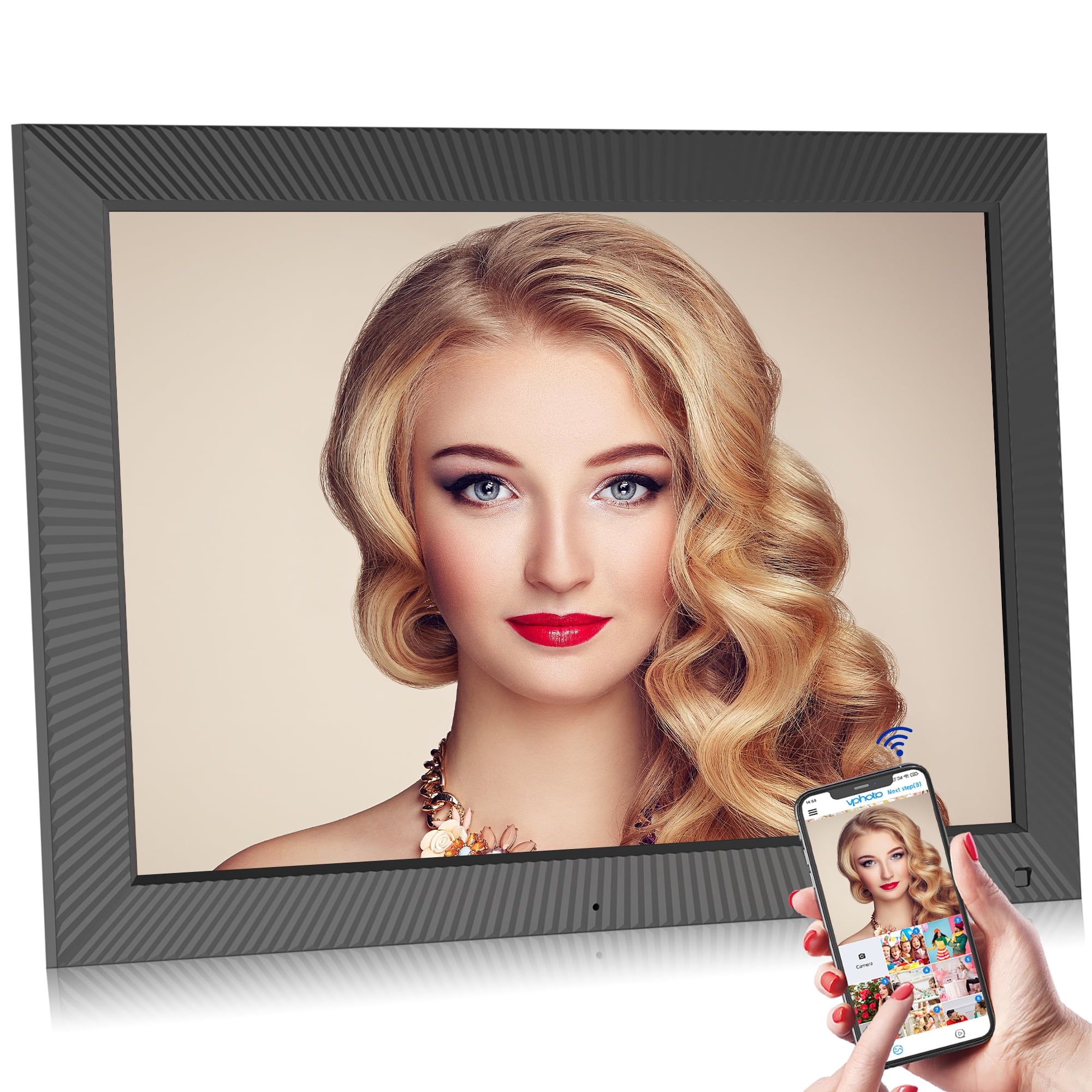 FULLJA 19 Inch Digital Photo Frame,32GB 1440*900HD Digital Photo Picture Frame