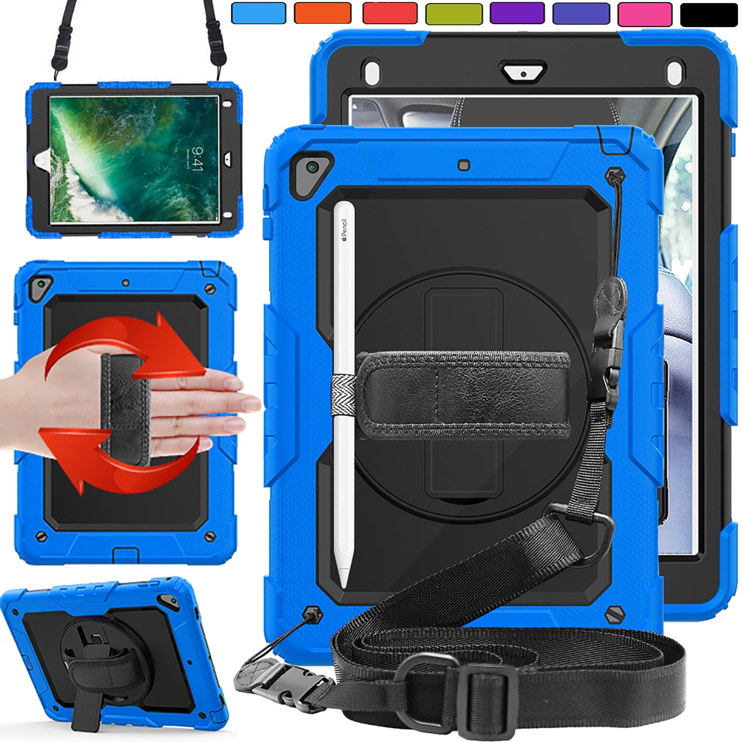 DuraSafe Cases iPad 9th 2021 8th 2020 7th 2019 Gen [ iPad 9 iPad 8 iPad