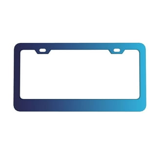 Smooffly American Flag With Camouflage License Plate Frame Metal License Plate Cover