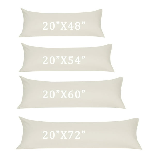 Cream body pillow clearance cover