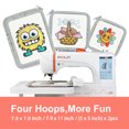 thumbnail image 2 of Poolin EOC06 Embroidery Machine 7.9x11 inch Large Area, 7 inch Color Touch Screen, Comes with Necessary Embroidery Accessories Starter Kit, 2 of 6