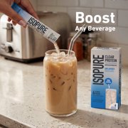 Isopure Clear Protein Powder with Electrolytes, Unsweetened Stick Pack, 6 Count