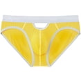 thumbnail image 2 of TANBOM Men's Backless Briefs Bamboo Viscose Underwear Orange S 1-Pack, 2 of 6