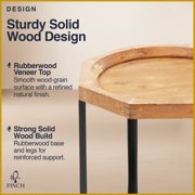 Finch Grayson Wooden Side Table Light Beige