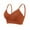 Brown, variant on Plus Size Bras for Women Wireless Sale Workout Sports Bras for Women Convertible Bra Style B833 V-Neck Seamless Bras Pull-On Bra Closure Regular Size Women Bras Khaki Free Size